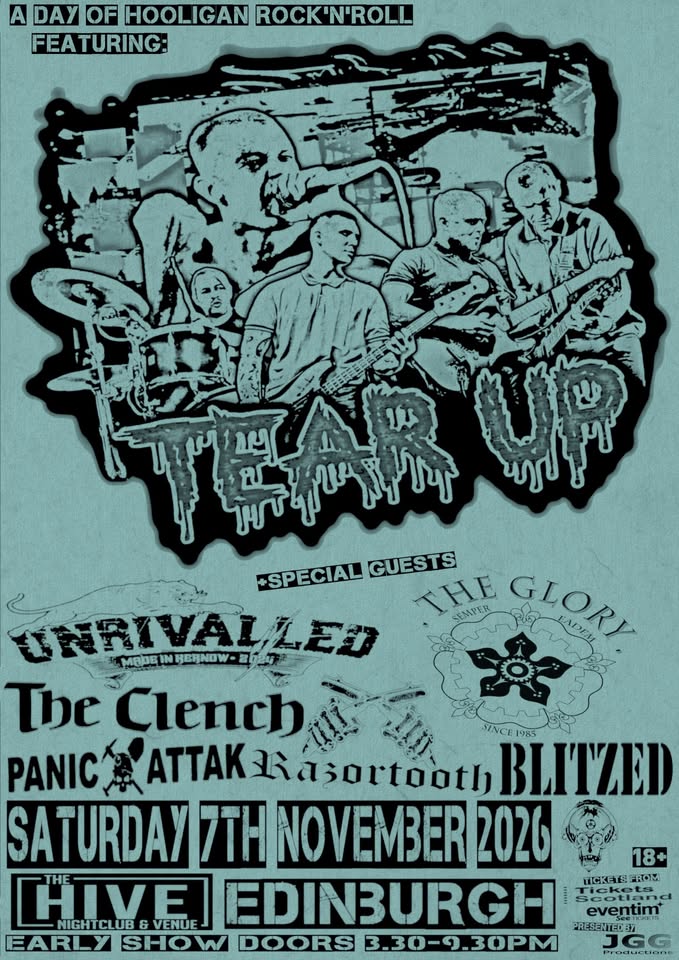Hooligan Rock 'n' Roll ft: TEAR UP, UNRIVALLED, THE GLORY + more