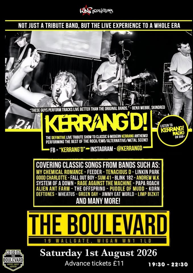 Kerrang'd - Tribute Night