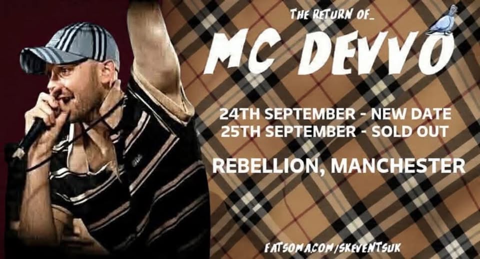 MC Devvo - Rebellion, Manchester - NEW DATE ADDED