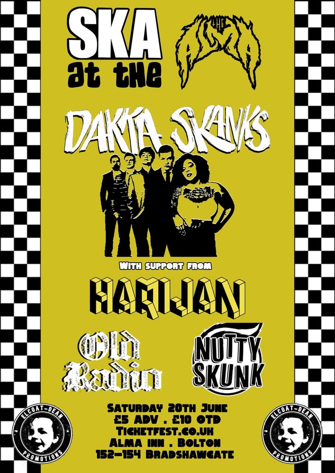 Ska @ The Alma feat. Dakka Skanks, Harijan, Old Radio & Nutty Skunk