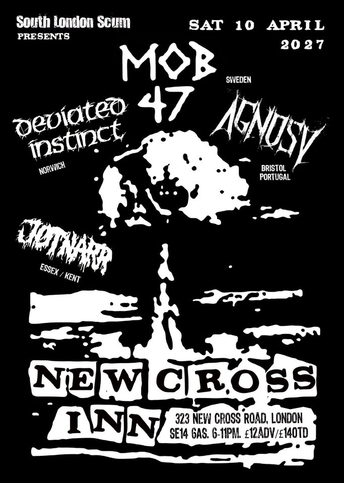 SLS presents: MOB 47 + Deviated Instinct + Agnosy + Jotnarr