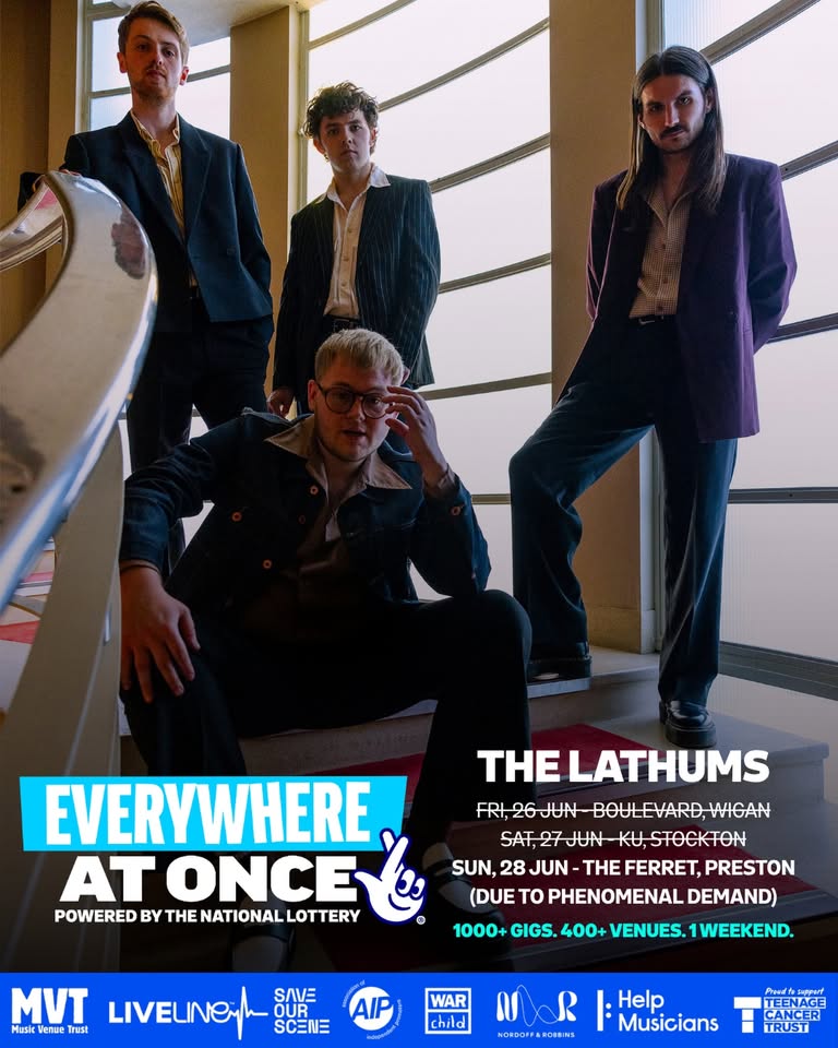 THE LATHUMS - Everywhere At Once | Sunday, 28th June | The Ferret, Preston