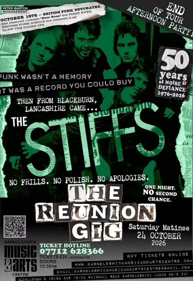 The Stiffs - Barnoldswick Music & Arts Centre