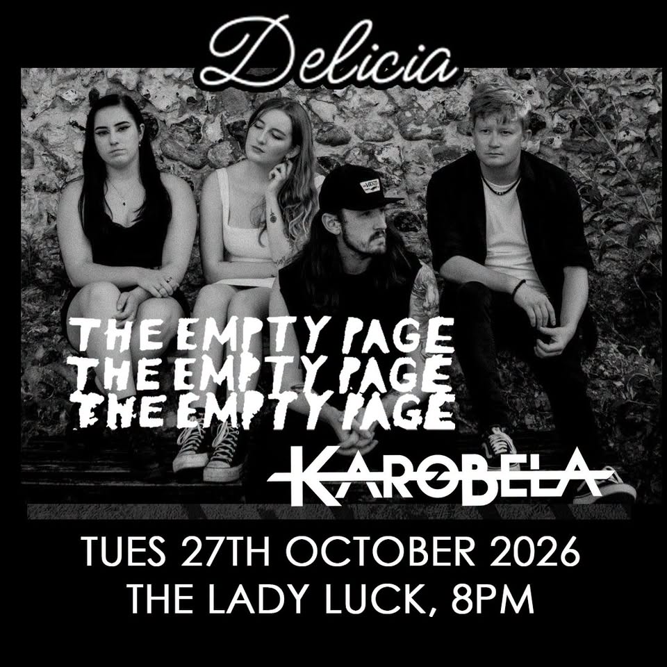 Tuesday 27th October- Delicia + The Empty Page + Karobela
