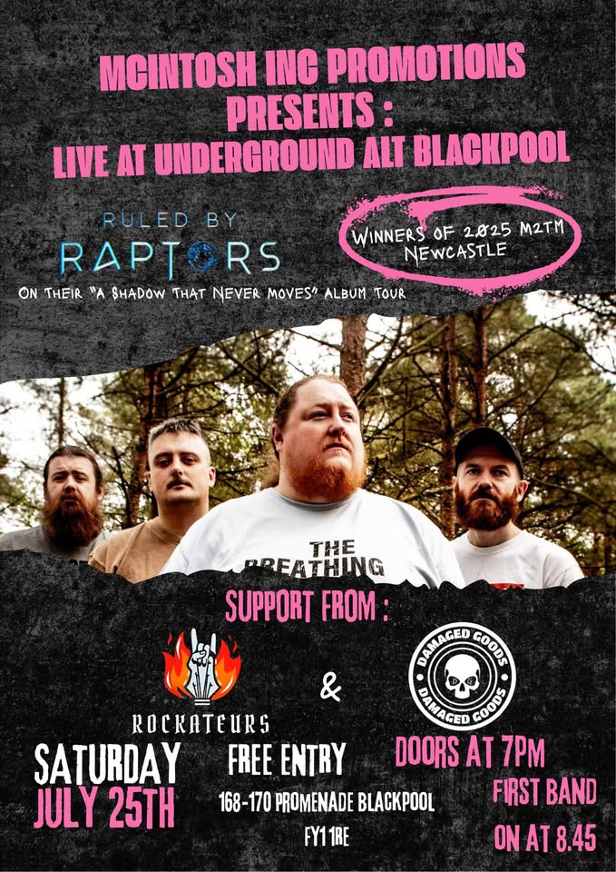 Underground ALT presents Ruled By Raptors